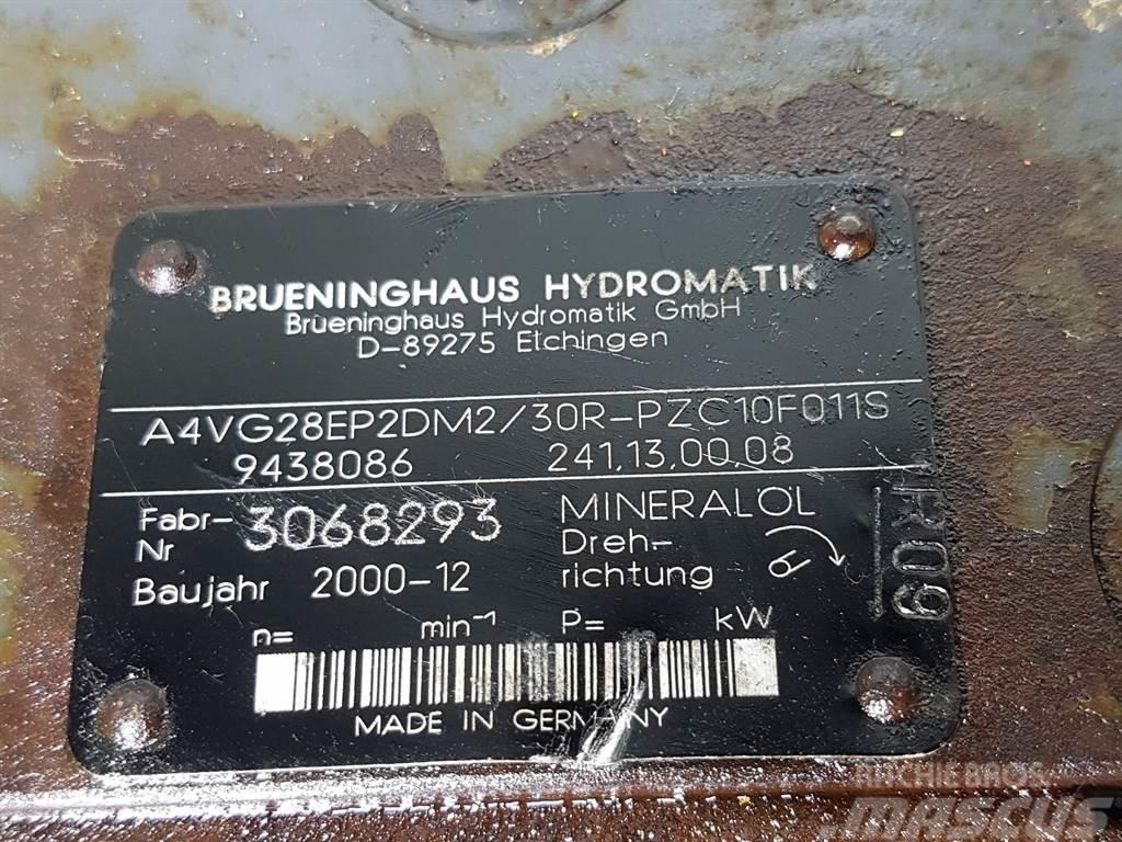 Brueninghaus Hydromatik A4VG28EP2DM2/30R-R909438086-Drive pump/Fahrpumpe Hidravlika