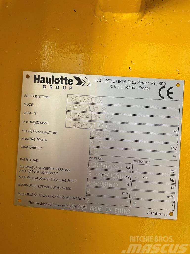 Haulotte Optimum 8 Škarjaste dvižne ploščadi