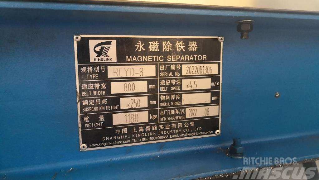 Kinglink RCYD-8 Permanent Magnetic Iron Separator Centri za ravnanje z odpadki