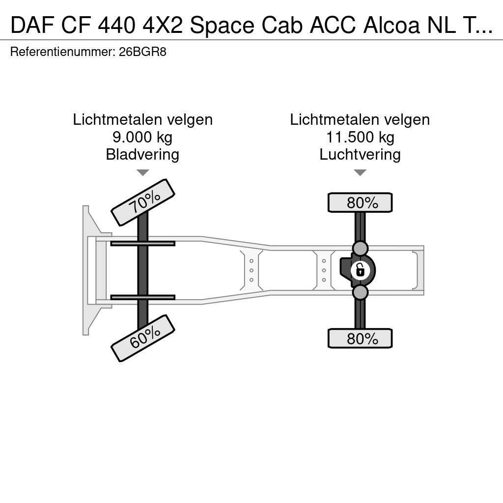 DAF CF 440 4X2 Space Cab ACC Alcoa NL Truck APK 01/202 Vlačilci