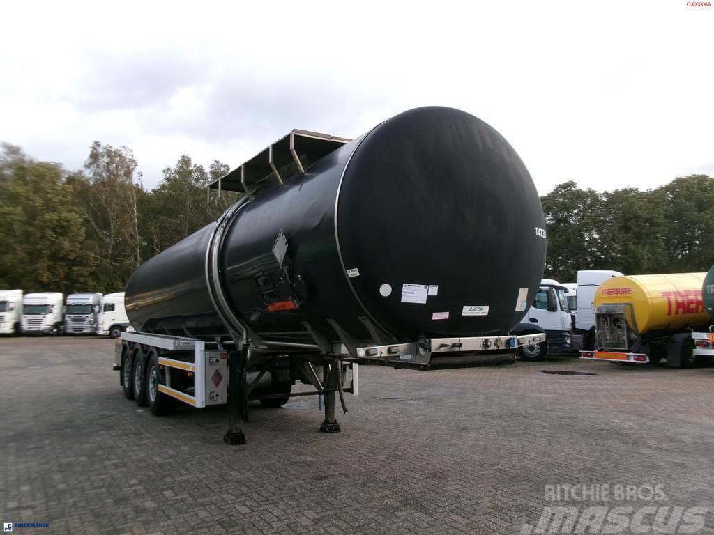 Crossland Bitumen tank inox 33 m3 / 1 comp + ADR L4BN Polprikolice cisterne