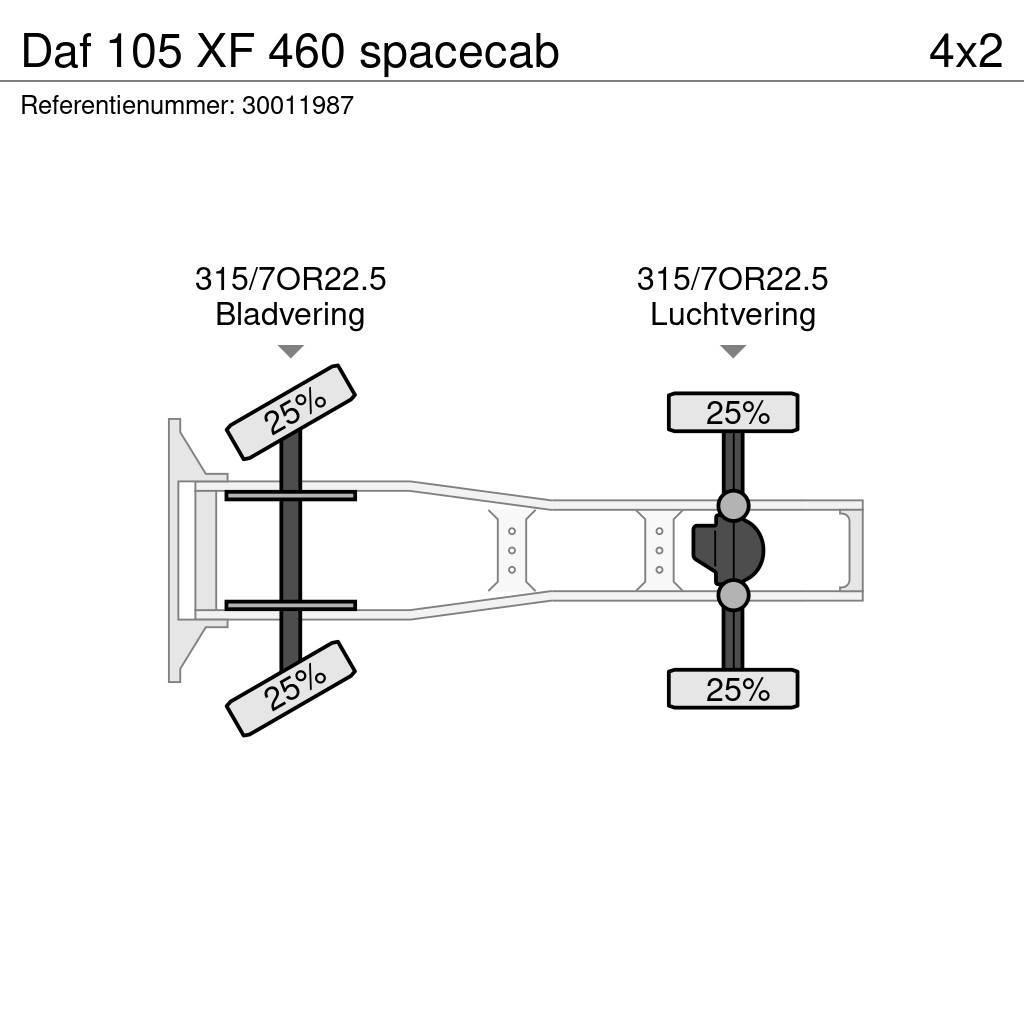 DAF 105 XF 460 spacecab Vlačilci