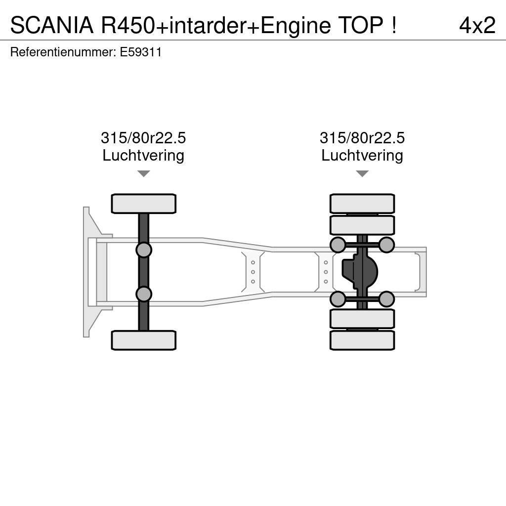 Scania R450+intarder+Engine TOP ! Vlačilci