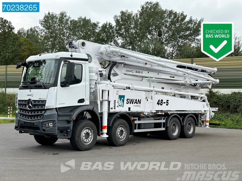 Mercedes-Benz Arocs 8X4 SWAN S48-5 Pump Retarder Euro 6 Kamionske črpalke za beton