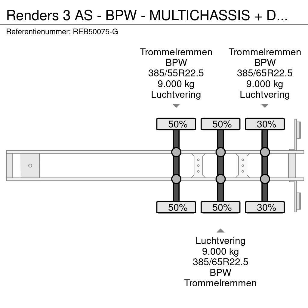 Renders 3 AS - BPW - MULTICHASSIS + DOUBLE BDF SYSTEM Kontejnerske polprikolice