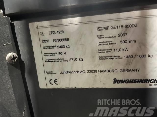 Jungheinrich EFG 425 K Električni viličarji