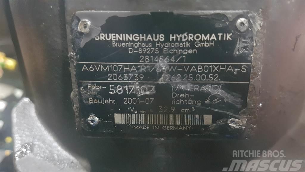 Brueninghaus Hydromatik A6VM107HA1R1/63W -Volvo L30B-Drive motor/Fahrmotor Hidravlika