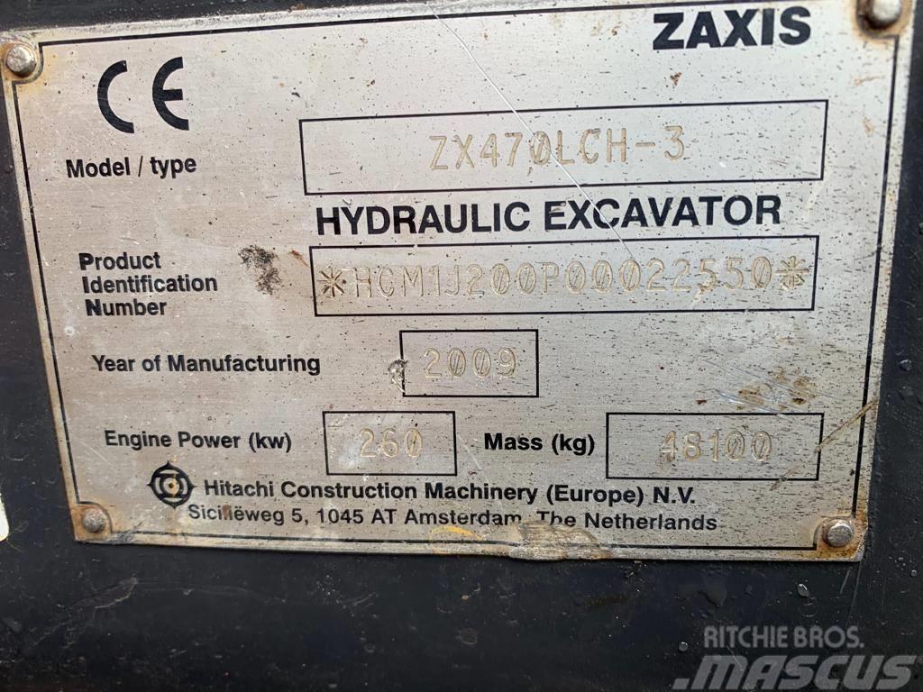  zaxis ZX470LCH-3 Bagri goseničarji