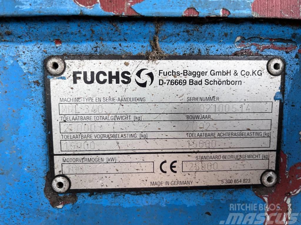 Fuchs MHL 340 Bagri za prekladanje primarnih/sekundarnih surovin