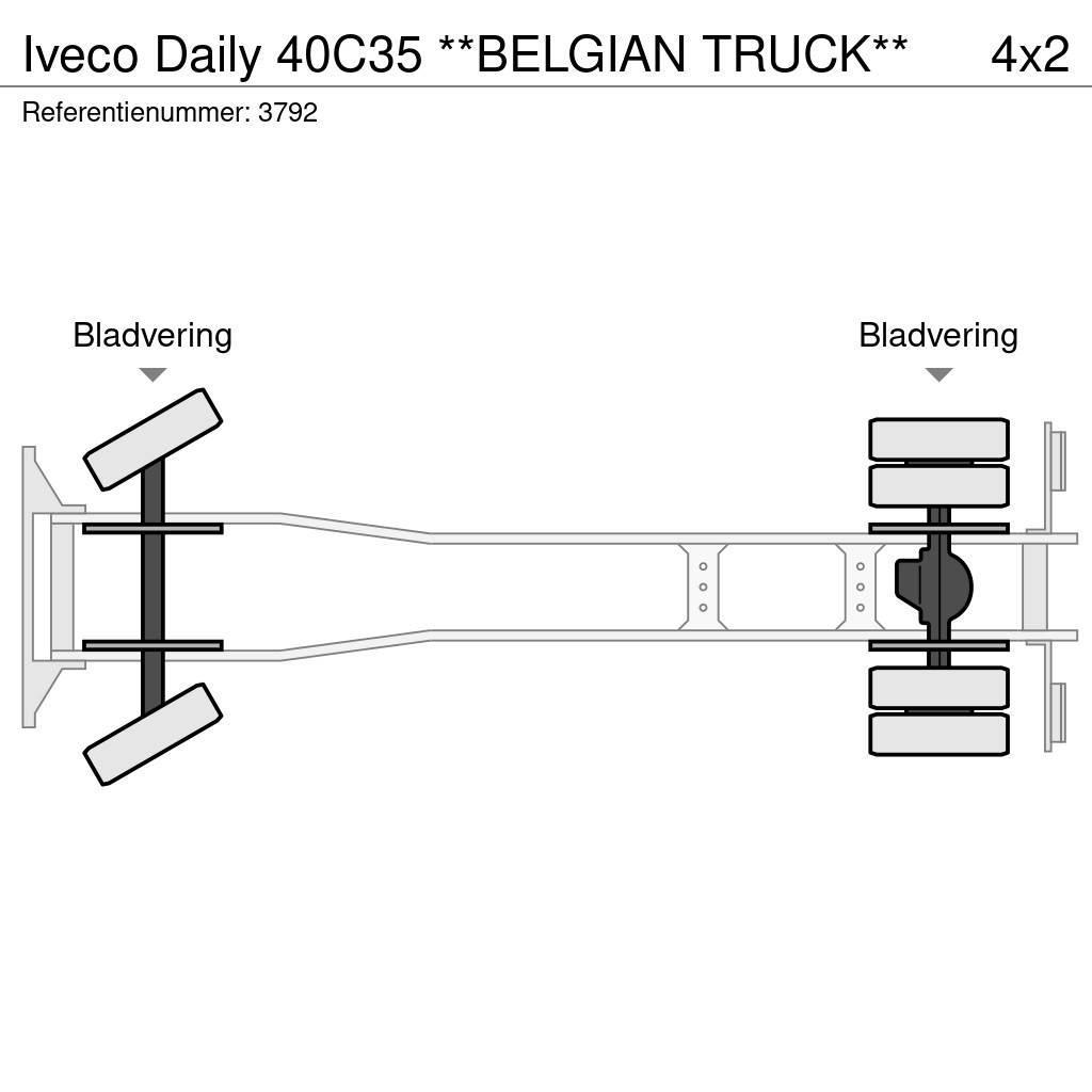 Iveco Daily 40C35 **BELGIAN TRUCK** Tovornjaki zabojniki