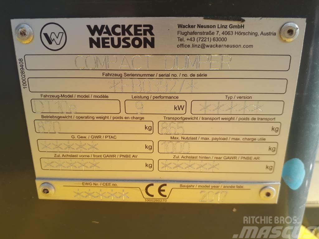 Wacker Neuson DT10e Demperji goseničarji