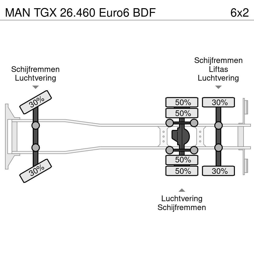 MAN TGX 26.460 Euro6 BDF Razstavljivi tovornjaki z žičnimi dvigali