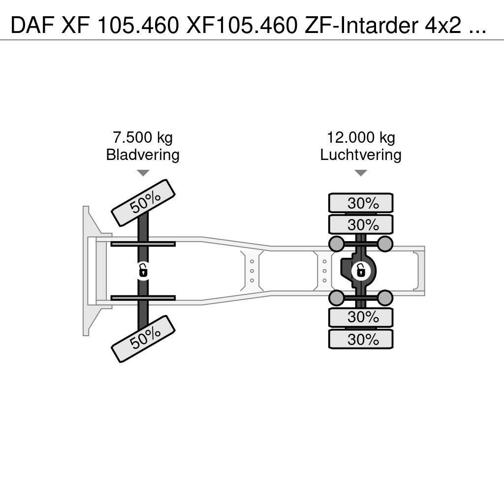 DAF XF 105.460 XF105.460 ZF-Intarder 4x2 Automatik Eur Vlačilci