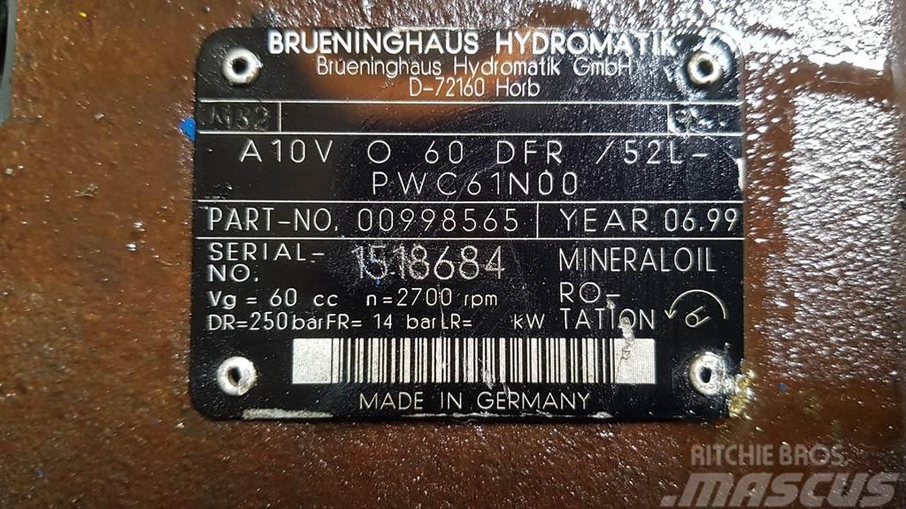 Brueninghaus Hydromatik A10VO60DFR/52L - Load sensing pump Hidravlika