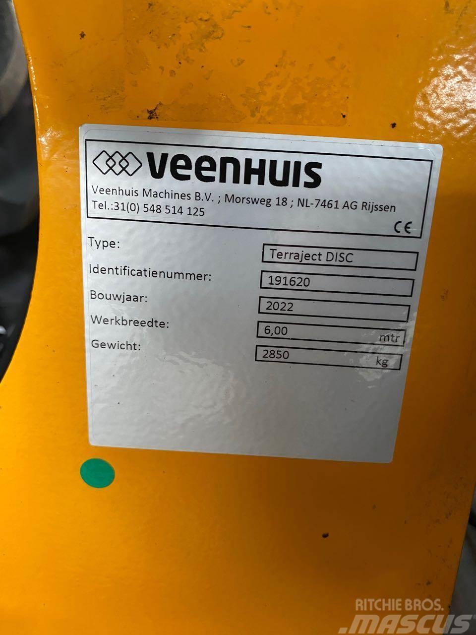 Veenhuis Terraject Disc 6.00 Drugi stroji in oprema za umetna gnojila