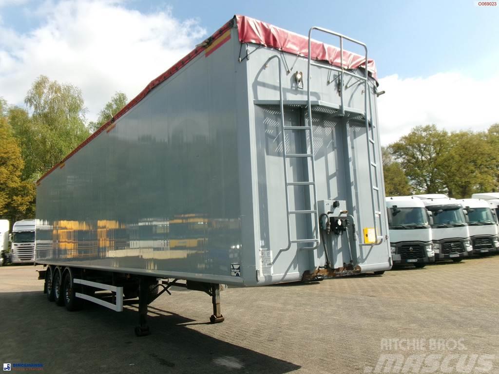 Kraker Walking floor trailer alu 90 m3 CF-200 Plato/keson polprikolice