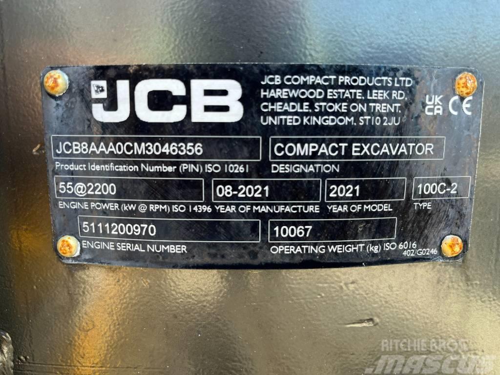 JCB 100 C Midi bagri 7t – 12t