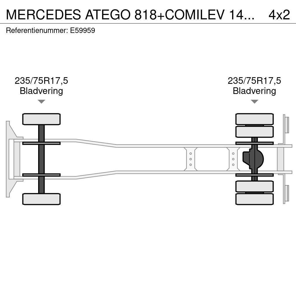 Mercedes-Benz ATEGO 818+COMILEV 140 TPC Avtokošare