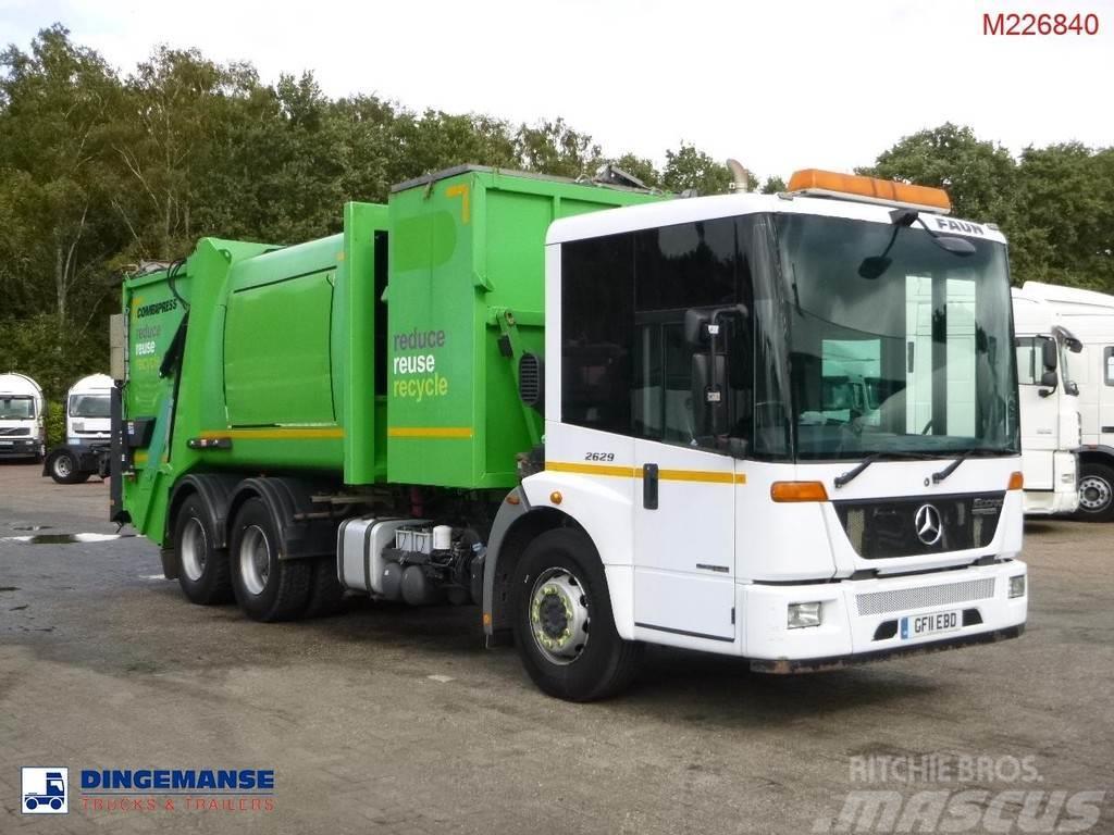 Mercedes-Benz Econic 2629LL 6x4 RHD Faun refuse truck Komunalni tovornjaki