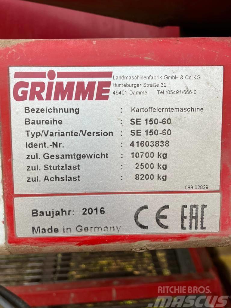 Grimme SE 150-60 UB NEU Stroji za žetje krompirja