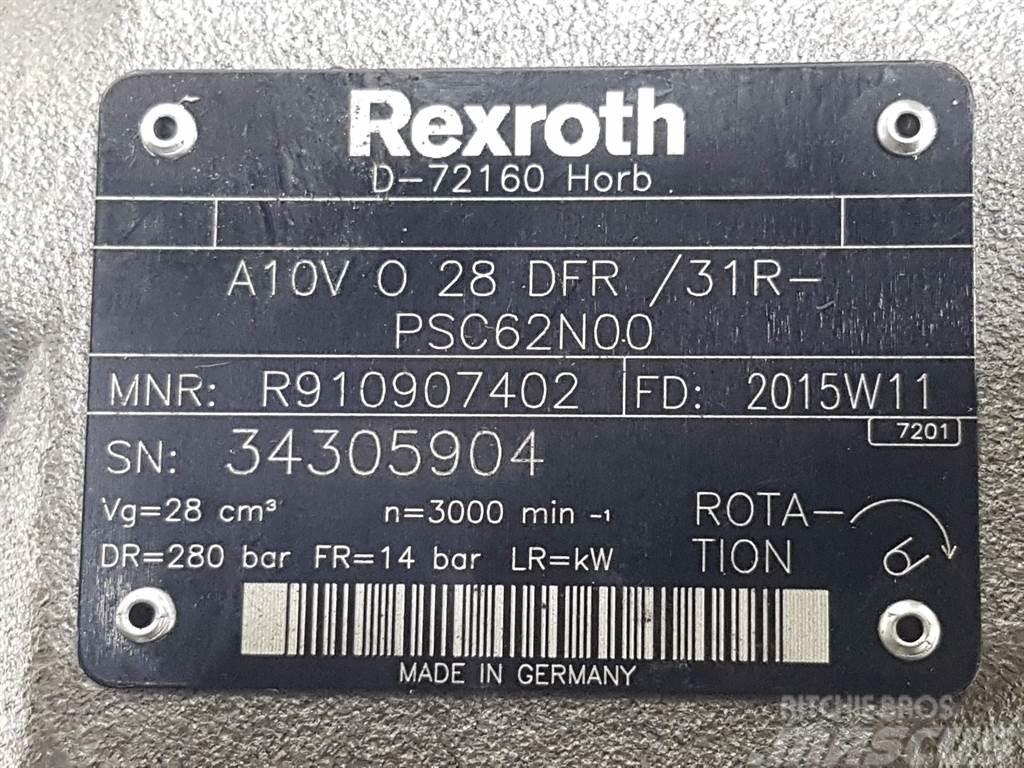 Rexroth A10VO28DFR/31R-R910907402-Load sensing pump Hidravlika