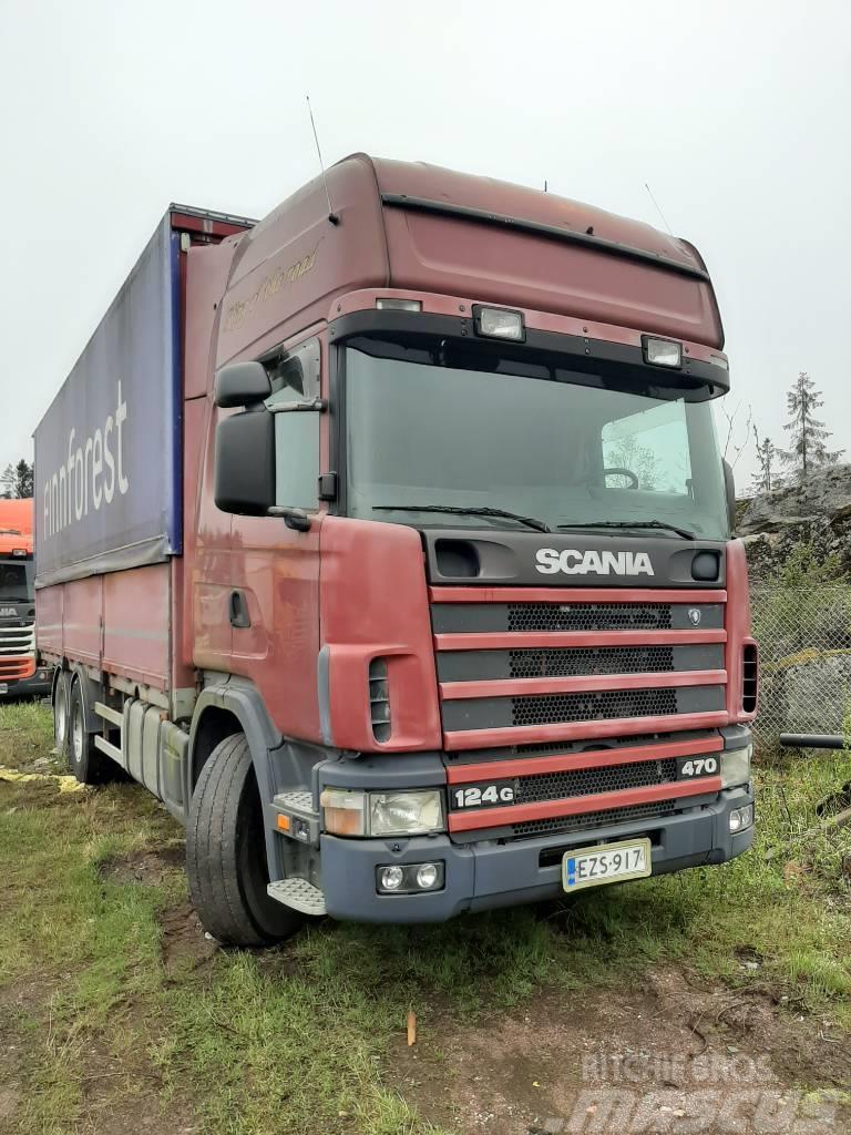 Scania R 124 Tovornjaki s ponjavo