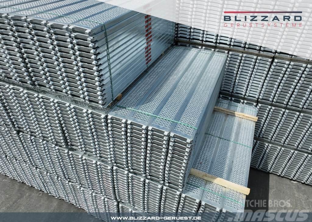  136,21 m² Neu Stahlgerüst, Stahlböden Blizzard S70 Gradbeni odri
