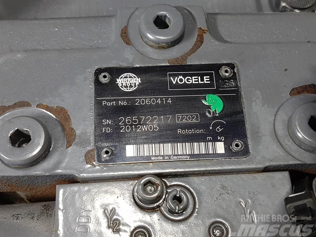 Vögele 2060414 (A10VG45+A10VG28) - Drive pump/Fahrpumpe/R Hidravlika