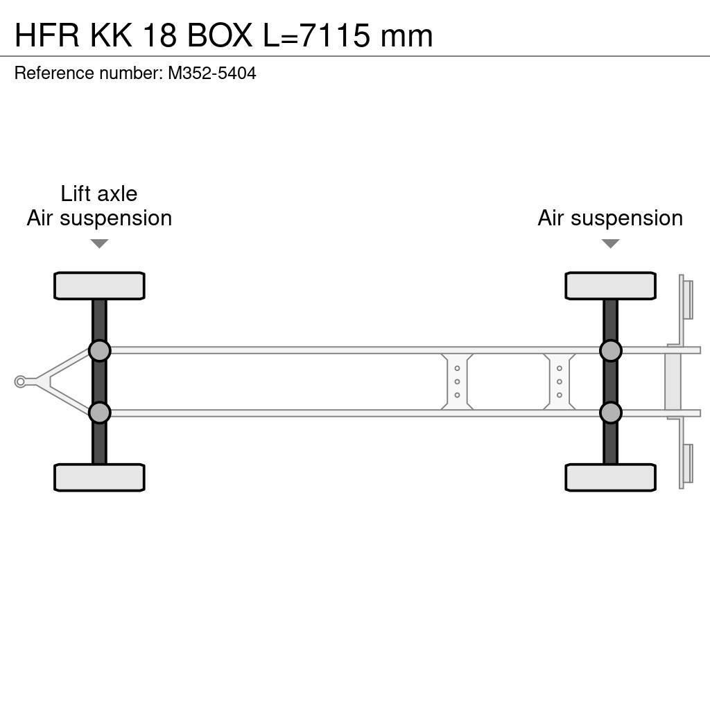 HFR KK 18 BOX L=7115 mm Prikolice hladilniki
