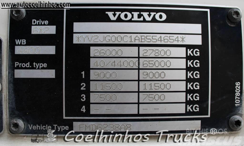 Volvo FM 380 + Hiab 288 Tovornjaki s kesonom/platojem