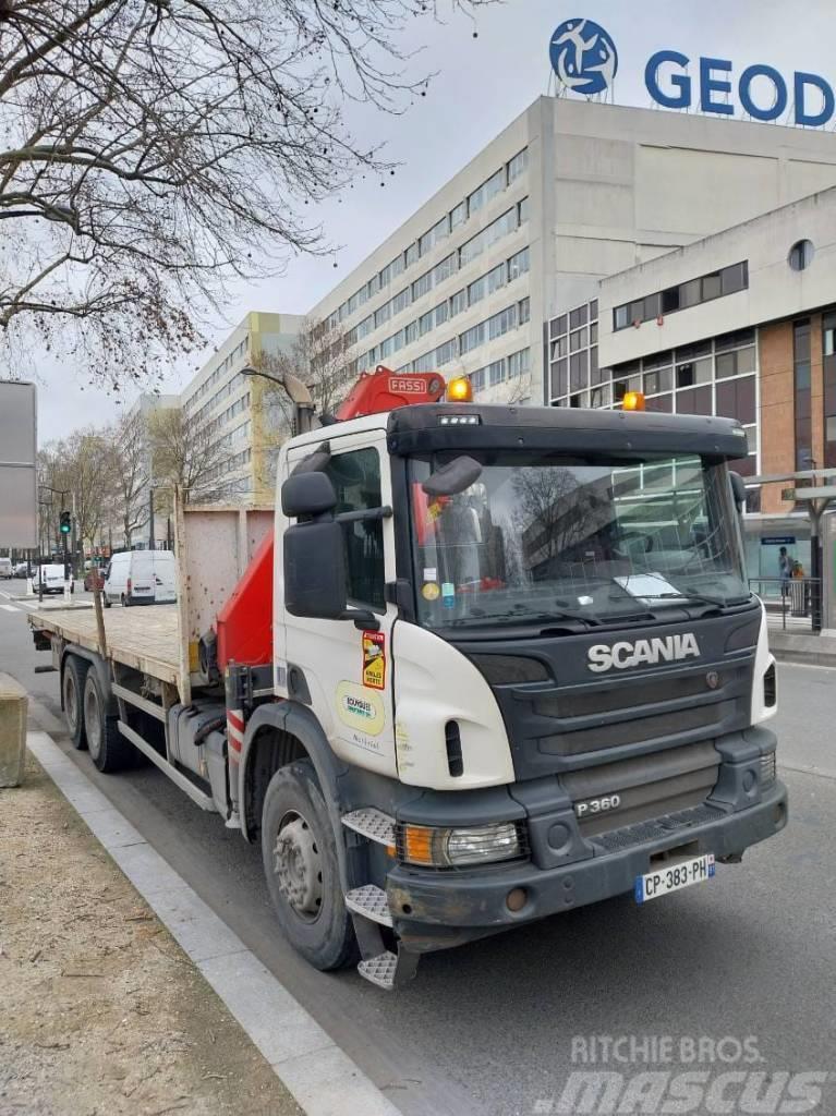 Camion porteur Scania P360 10TM Euro 5 Tovornjaki z žerjavom