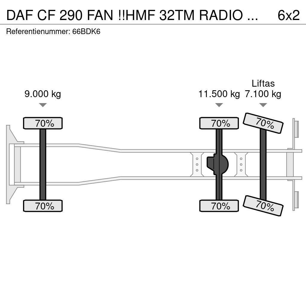 DAF CF 290 FAN !!HMF 32TM RADIO REMOTE!! FRONT STAMP!! Rabljeni žerjavi za vsak teren