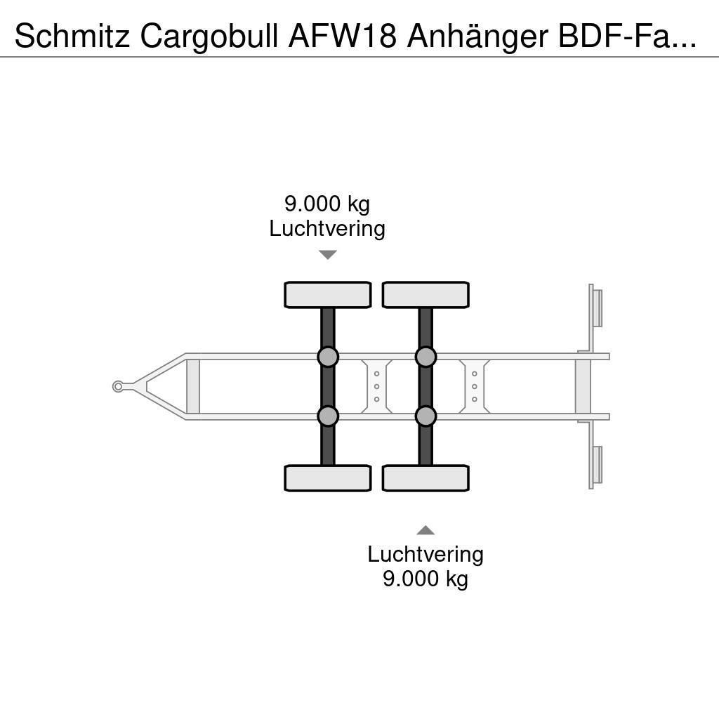 Schmitz Cargobull AFW18 Anhänger BDF-Fahrgestell Kontejnerske prikolice
