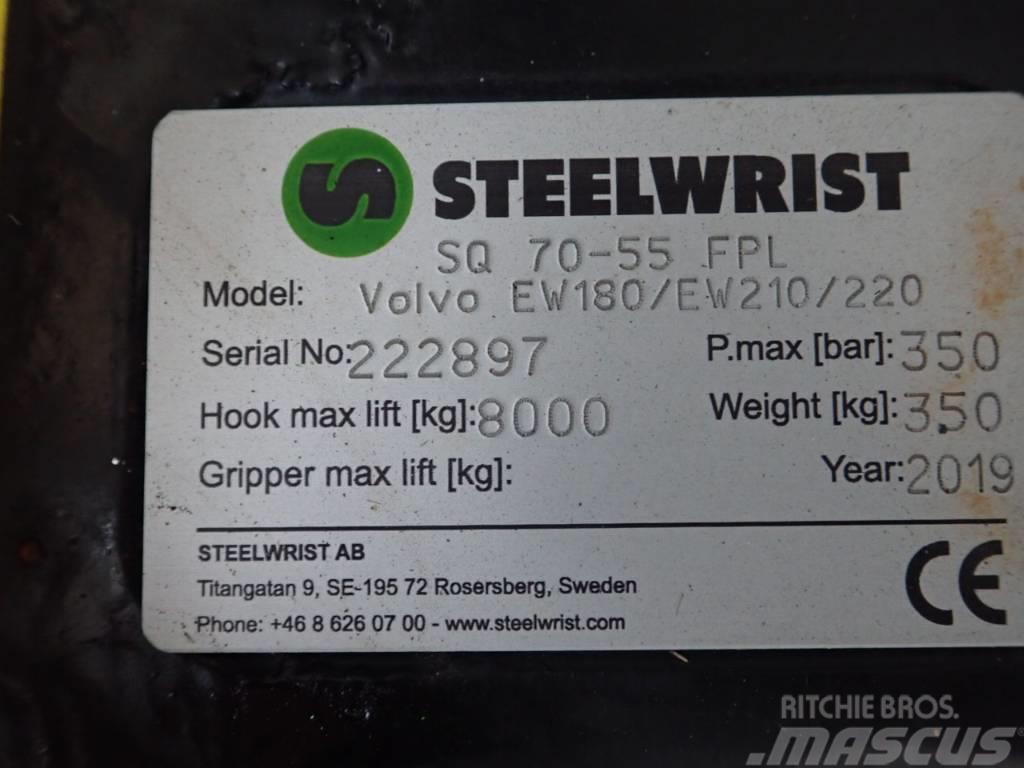 Steelwrist Vollhyd. SW SQ70 FPL passend Volvo EW180 Hitre spojke