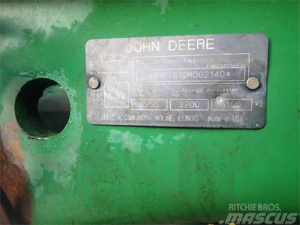 John Deere 7810 Traktorji