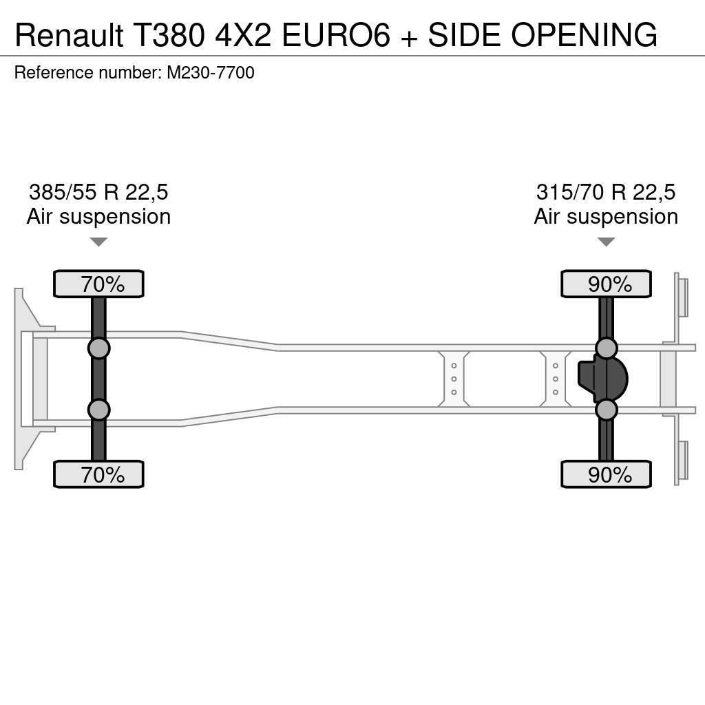 Renault T380 4X2 EURO6 + SIDE OPENING Tovornjaki zabojniki