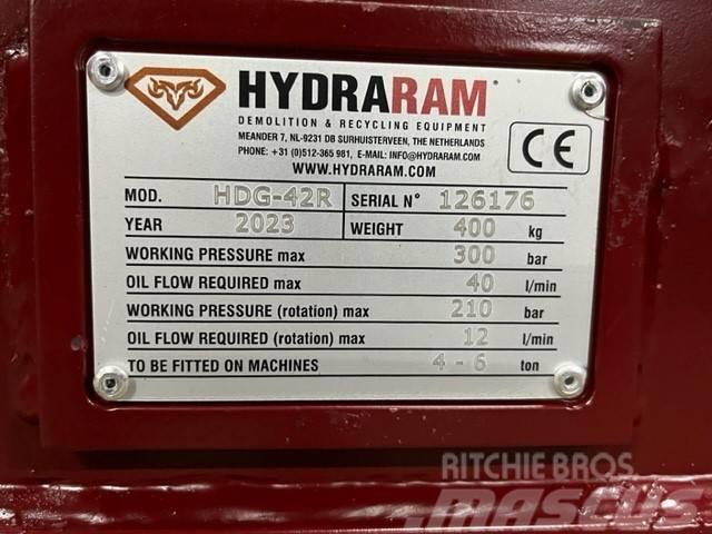 Hydraram HDG-42R | CW10 | 4.5 ~ 7.5 Ton | Sorteergrijper Grabeži