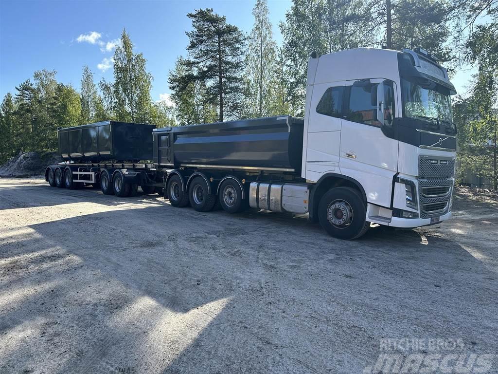 Volvo FH Siisti maansiirtoyhdistelmä Kiper tovornjaki