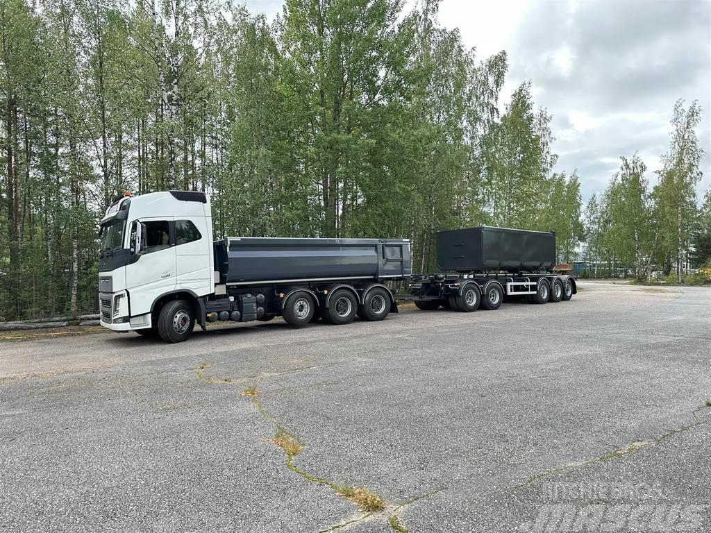 Volvo FH Siisti maansiirtoyhdistelmä Kiper tovornjaki