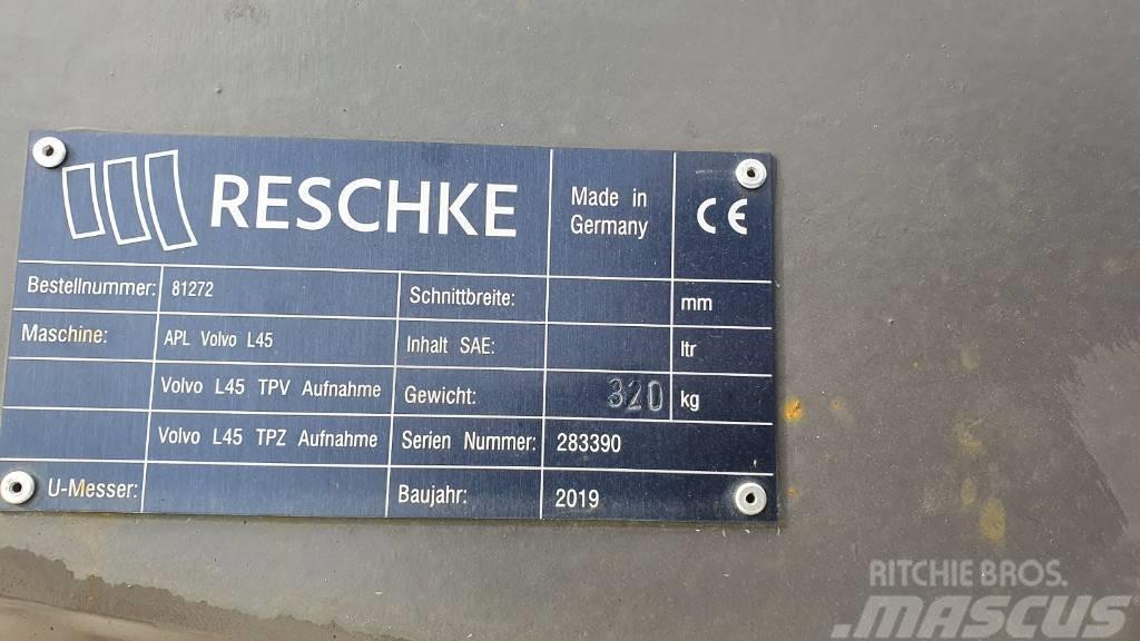 Reschke Adapterplatte von TPV auf TPZ für Volvo L45H Drugi deli