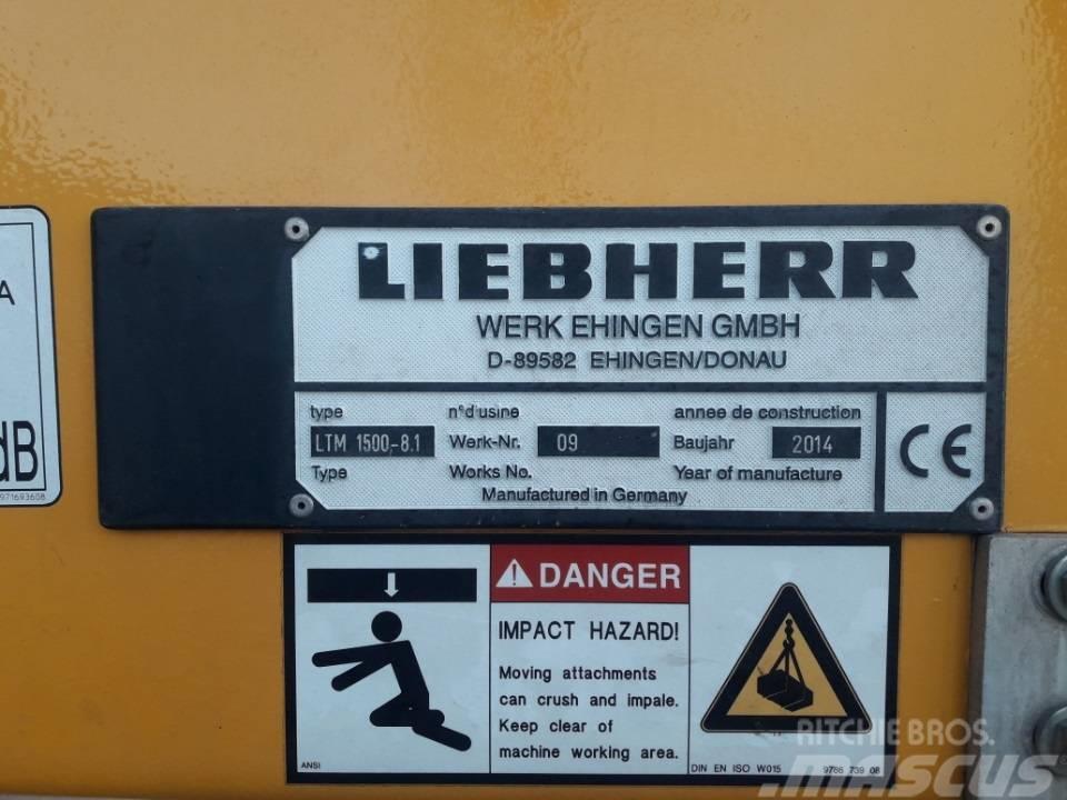 Liebherr LTM 1500-8.1 Rabljeni žerjavi za vsak teren