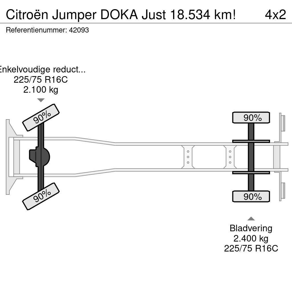 Citroën Jumper DOKA Just 18.534 km! Tovornjaki s kesonom/platojem