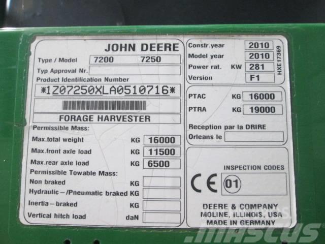 John Deere 7250 Stroji za krmo na lastni pogon