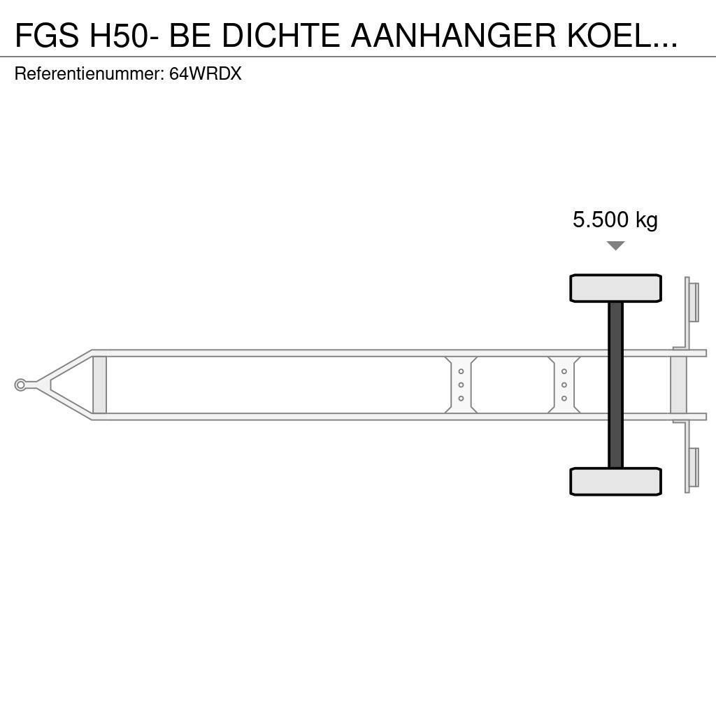  fgs H50- BE DICHTE AANHANGER KOELTRAILER APK VRIJ Prikolice hladilniki
