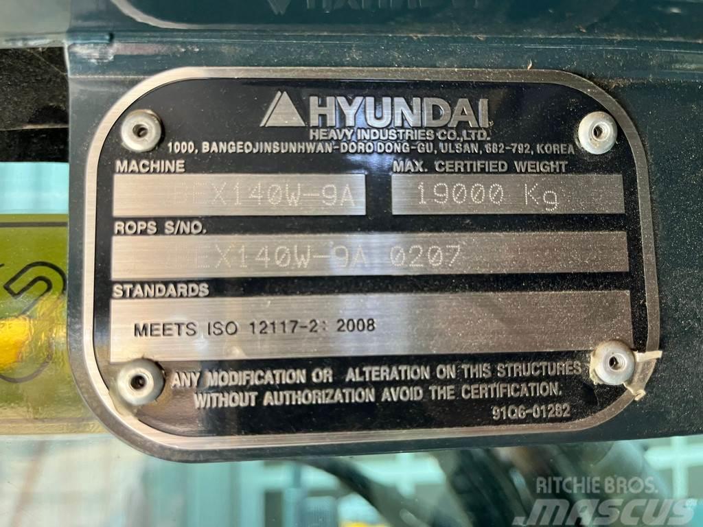 Hyundai Robex 140W-9A | Rototilt R4 Bagri na kolesih