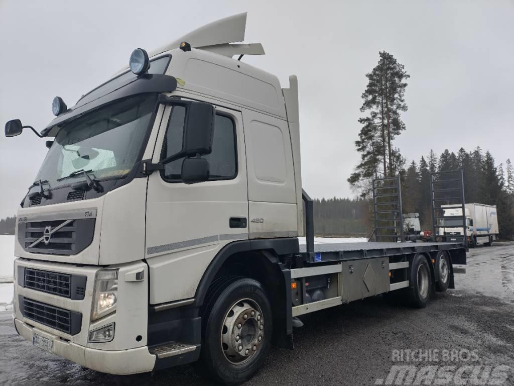 Volvo FM13 6x2 UUSI koneenkuljetuslava, vetovarustus Tovornjaki s kesonom/platojem