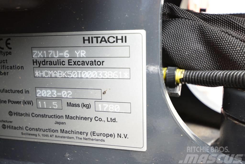 Hitachi ZX 17 U-6 Mini bagri <7t