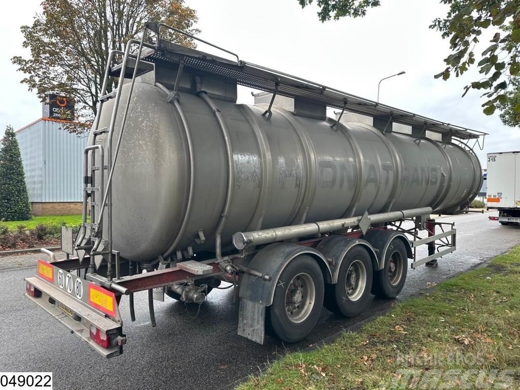 Magyar Chemie 34500 Liter, RVS tank, 1 Compartment Polprikolice cisterne