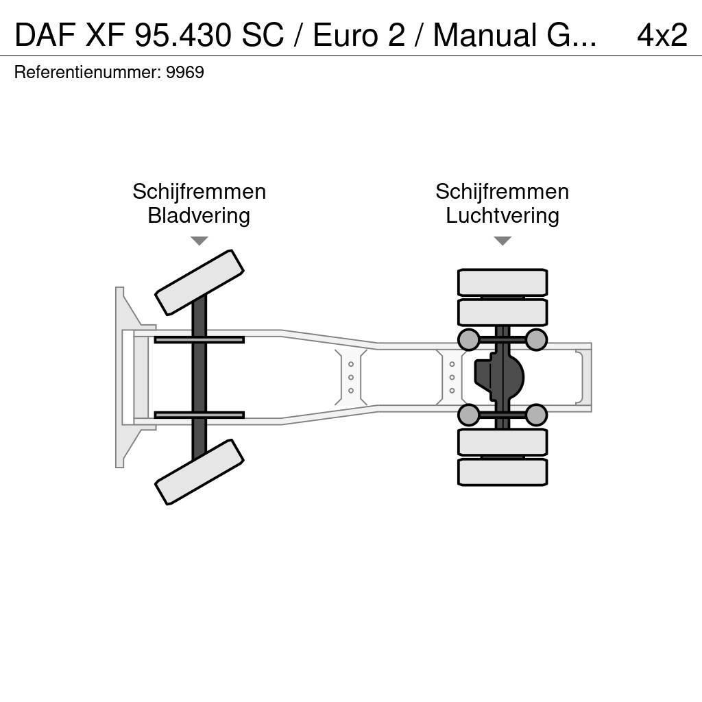 DAF XF 95.430 SC / Euro 2 / Manual Gearbox Vlačilci