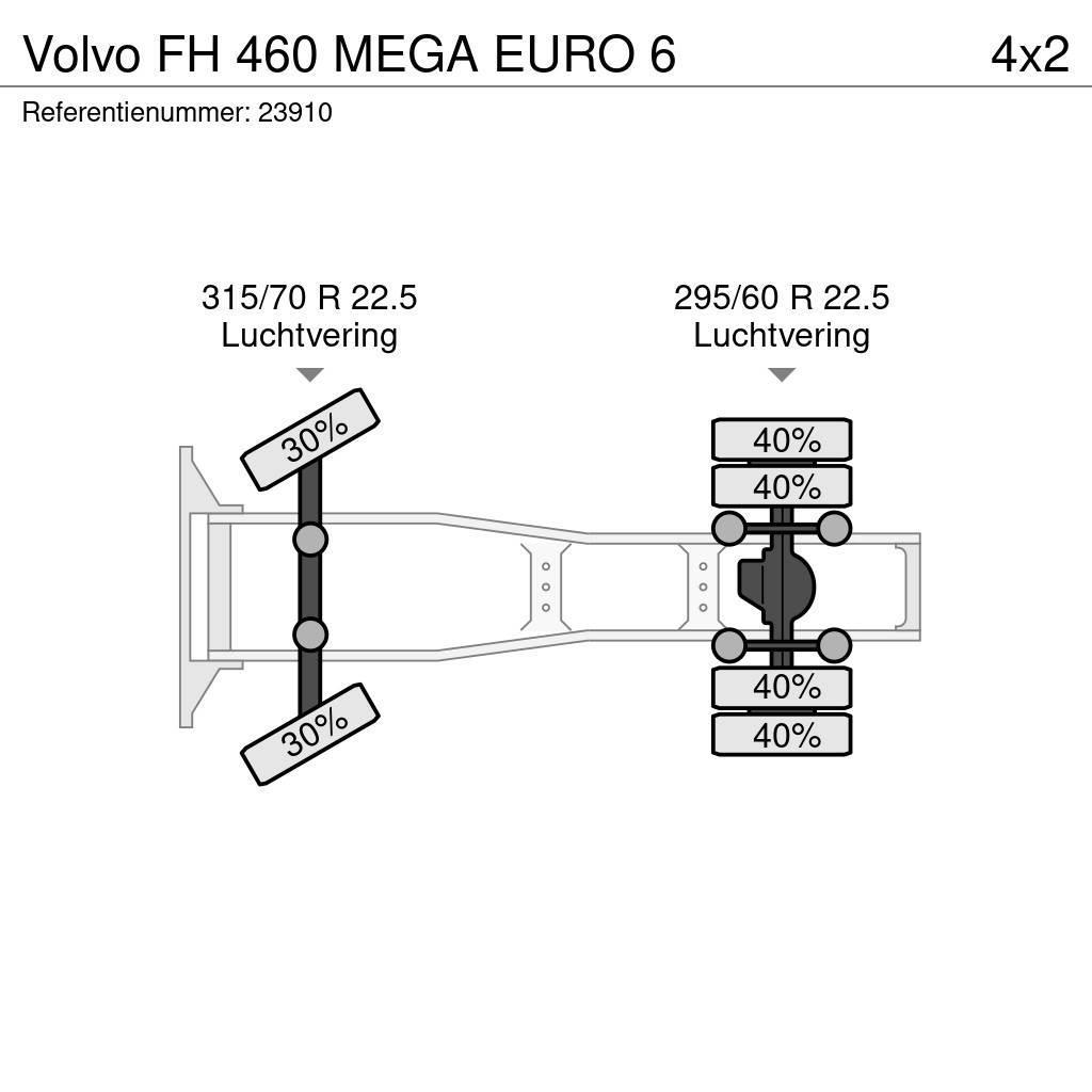 Volvo FH 460 MEGA EURO 6 Vlačilci